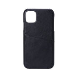 iPhone 11 Onsala Kunstskinn Deksel med Kortlomme - Svart