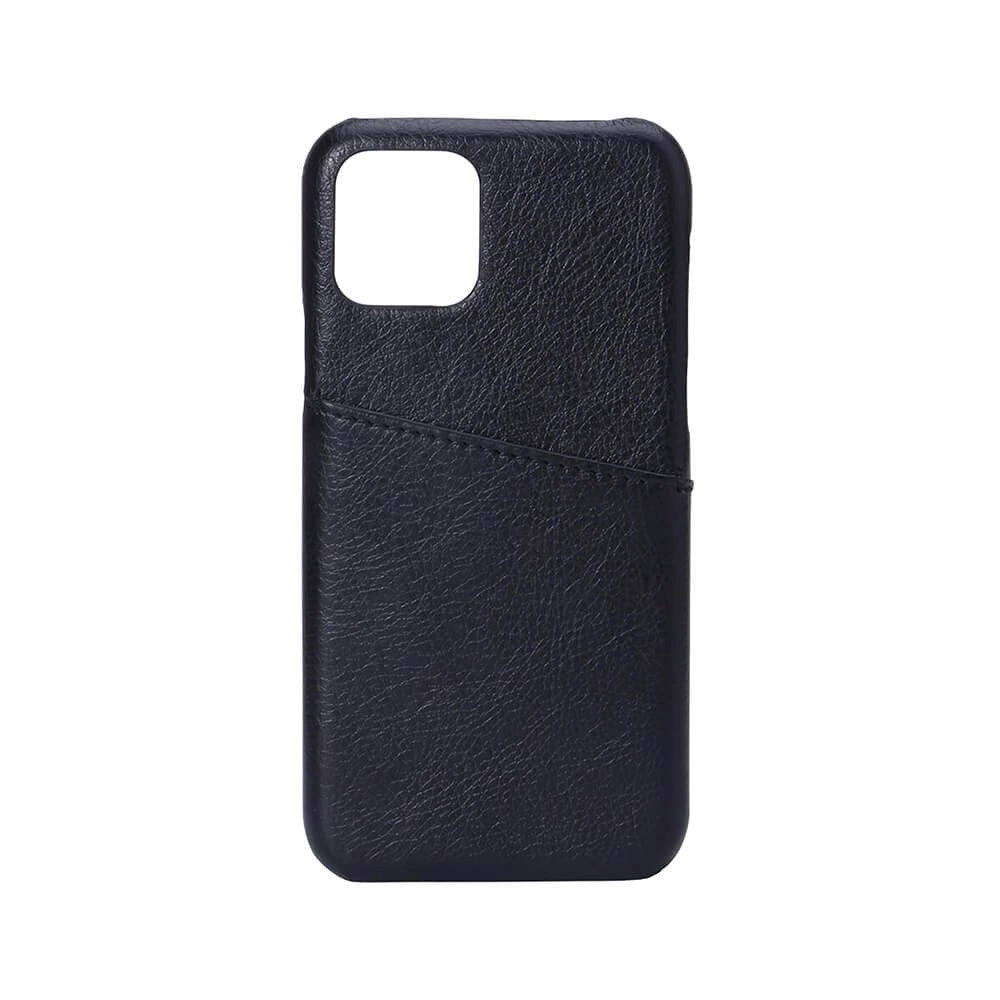 iPhone 11 Pro Onsala Kunstskinn Deksel med Kortlomme - Svart