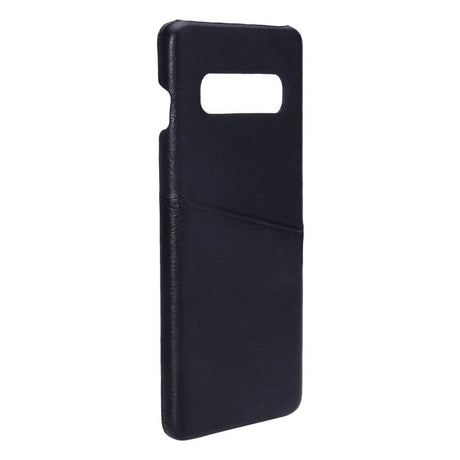 Samsung Galaxy S10+ (Plus) Onsala Kunstskinn Deksel med Kortlomme - Svart