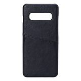 Samsung Galaxy S10+ (Plus) Onsala Kunstskinn Deksel med Kortlomme - Svart