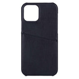 iPhone 12 Pro / 12 Onsala Collection Skinndeksel med Kortlomme - Svart