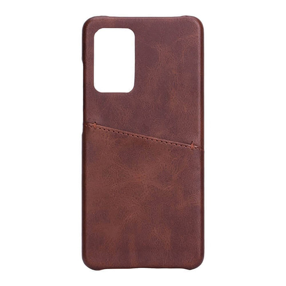 Onsala Collection Samsung Galaxy A52s (5G) / A52 (4G / 5G) Skinn Deksel m. Kortlomme - Brun