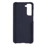 Samsung Galaxy S21 FE (5G) Onsala Collection Vegansk Skinn Deksel med Kortlomme - Svart