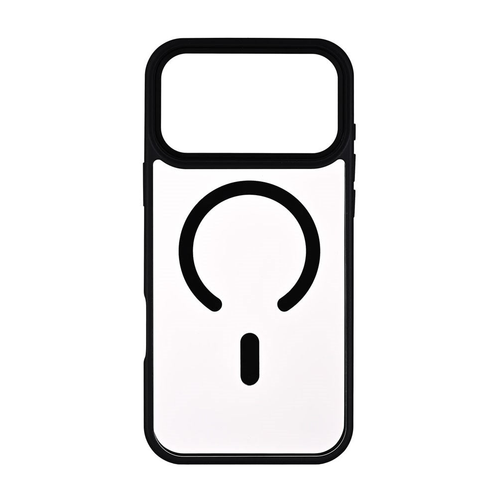 iPhone 17 Pro Max Onsala Bumper Case - MagSafe Kompatibel - Gjennomsiktig / Svart