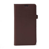 Samsung Galaxy S10+ (Plus) Buffalo 2-i-1 Ekte Skinn Flip Deksel - Brun