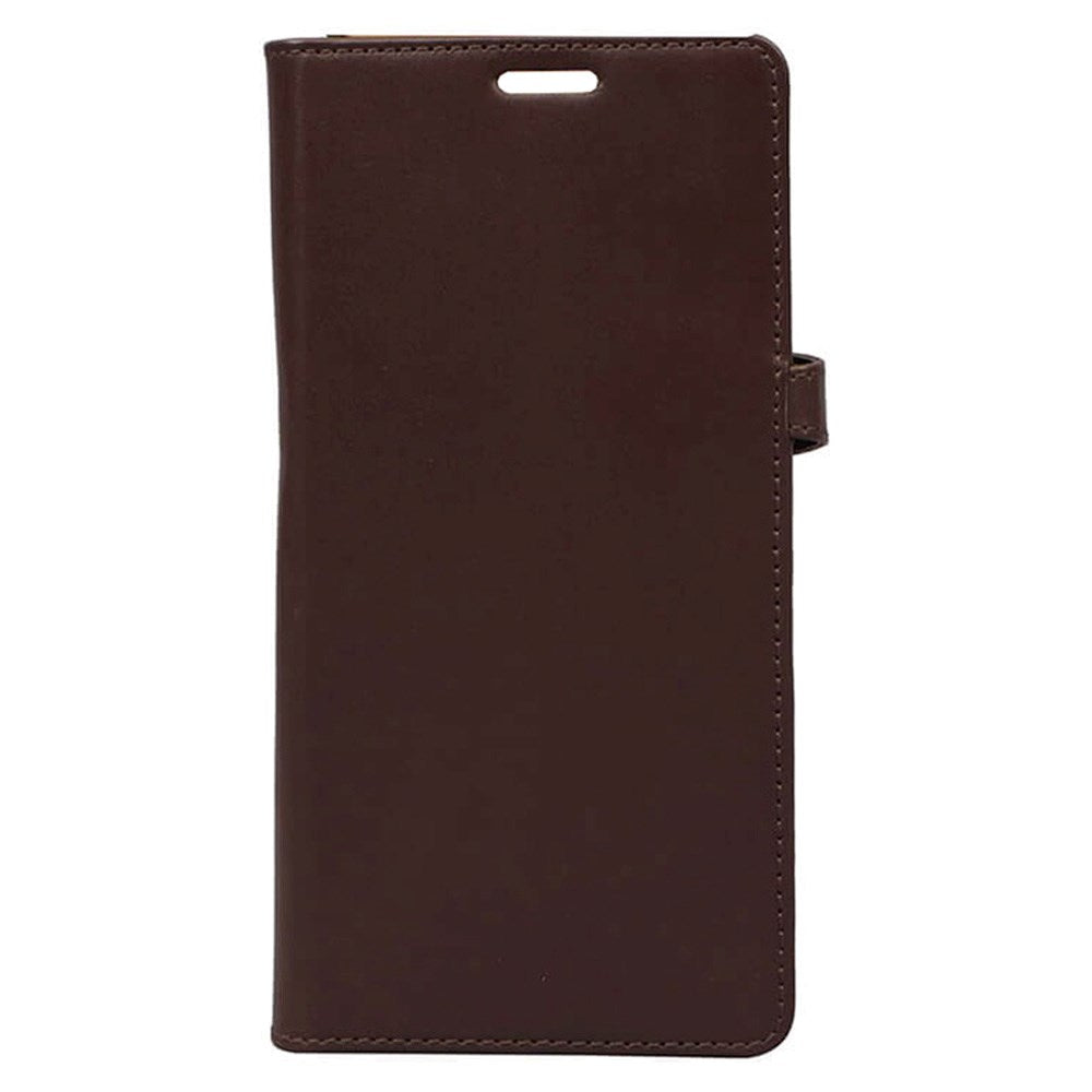 Samsung Galaxy A71 Buffalo 2-i-1 Ekte Skinn Flip Deksel - Brun