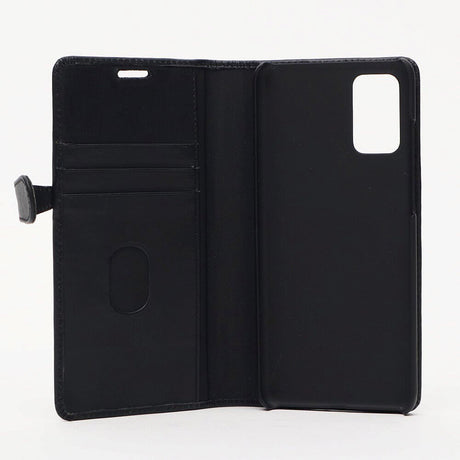 Samsung Galaxy S20+ (Plus) Buffalo 2-i-1 Ekte Skinn Flip Deksel - Svart
