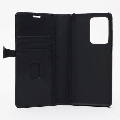 Samsung Galaxy S20 Ultra Buffalo 2-i-1 Ekte Skinn Flip Deksel - Svart