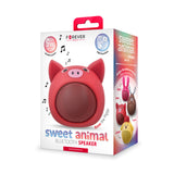 Forever Animal Bluetooth Høyttaler - Rød Gris