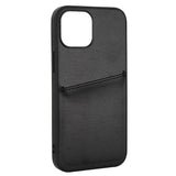 iPhone 13 Mini Buffalo Kunstskinn Deksel med Kortlomme - Svart