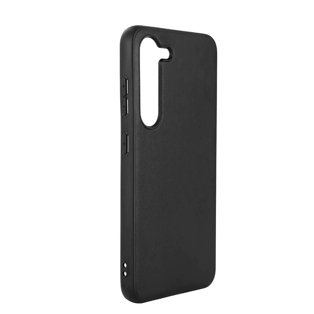 Samsung Galaxy S23 Buffalo Ekte Skinn Deksel - Svart