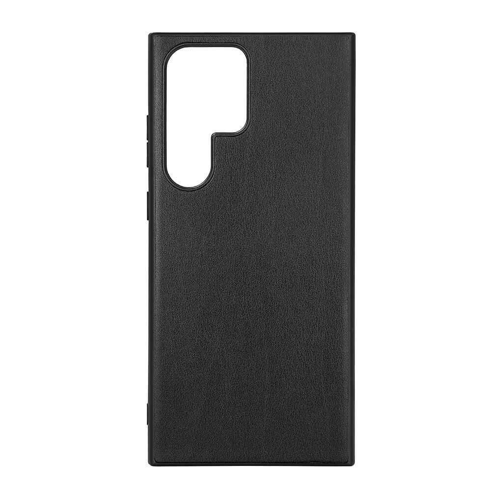 Samsung Galaxy S23 Ultra Buffalo Ekte Skinn Deksel - Svart
