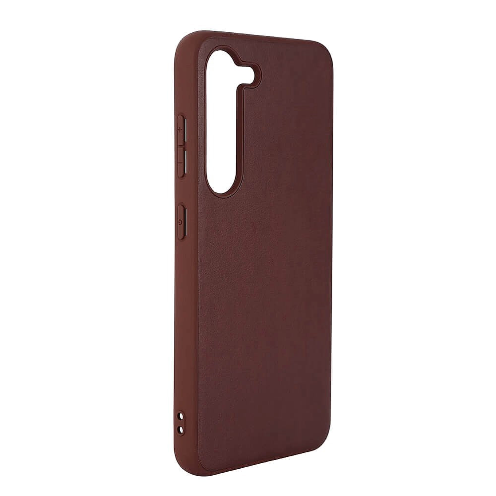 Samsung Galaxy S23 Buffalo Ekte Skinn Deksel - Brun