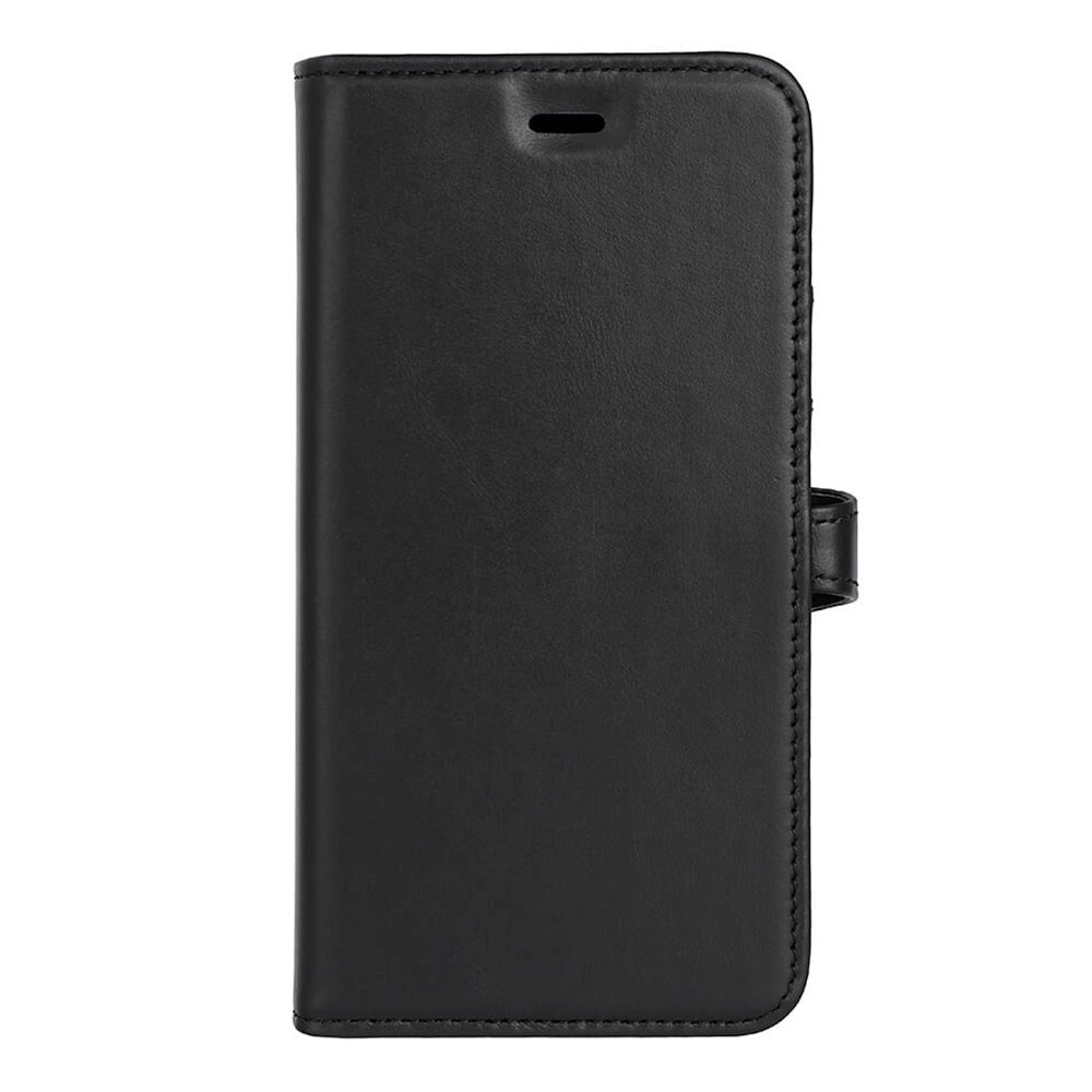 Samsung Galaxy S24 Buffalo 2-i-1 Magnet Flip-Deksel i Ekte Skinn med Lommebok - Svart