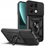 Xiaomi Redmi Note 13 (4G) Tech-Protect Camshield Deksel med Magnetisk Ring og Stativfunksjon - Svart