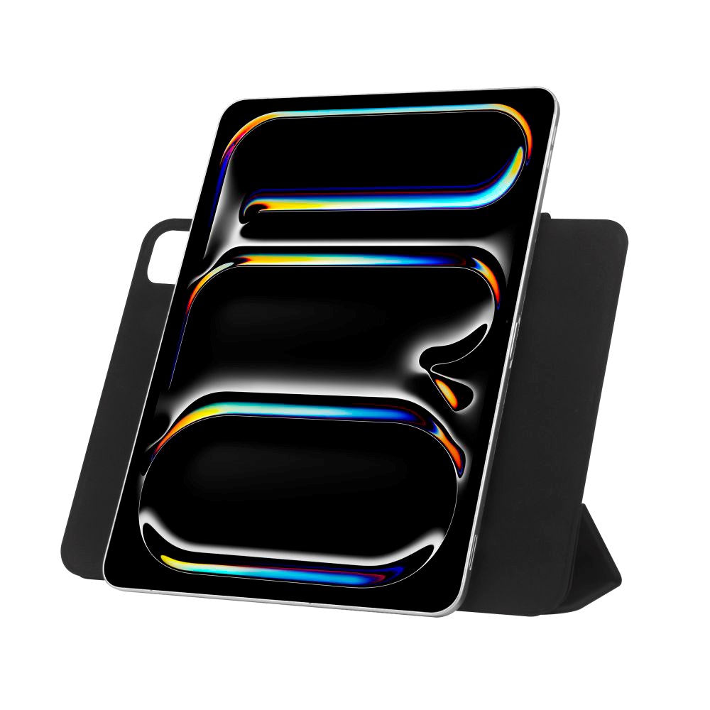 iPad Pro 13" (2025 / 2024) Tech-Protect Smartcase Magnetisk Deksel Tri-fold - Svart