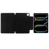 iPad Pro 13" (2025 / 2024) Tech-Protect Smartcase Magnetisk Deksel Tri-fold - Svart
