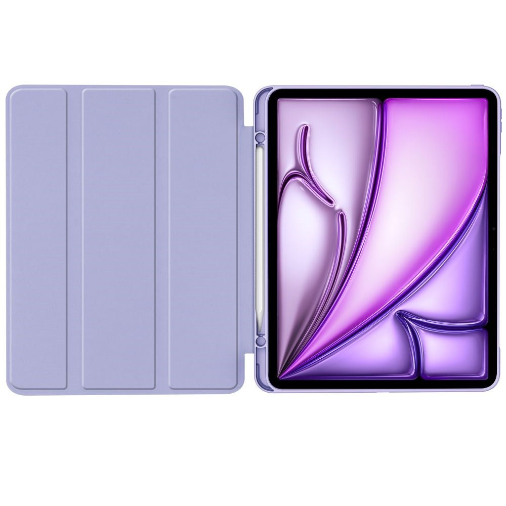 Tech-Protect iPad Air 13" (2026 / 2025 / 2024) SC Deksel m. Apple Pencil Holder - Lilla