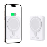 Tech-Protect LifeMag Trådløs Powerbank 10000 mAh - MagSafe Kompatibel - Hvit