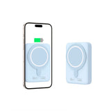 Tech-Protect LifeMag Trådløs Powerbank 10000 mAh - MagSafe Kompatibel - Blå