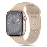 Apple Watch (38/40/SE/41/42mm) Tech-Protect Silikon Rem - Walnut