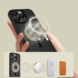 iPhone 16 Pro Tech-Protect MagMat Deksel - MagSafe Kompatibel - Matt Svart