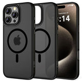 iPhone 16 Pro Tech-Protect MagMat Deksel - MagSafe Kompatibel - Matt Svart