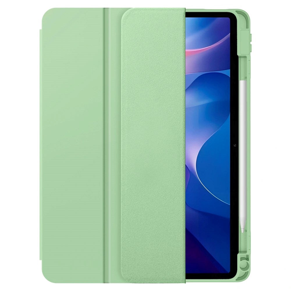 Xiaomi Redmi Pad 2 Tech-Protect SmartCase Flip Deksel m. Penn Holder - Grønn