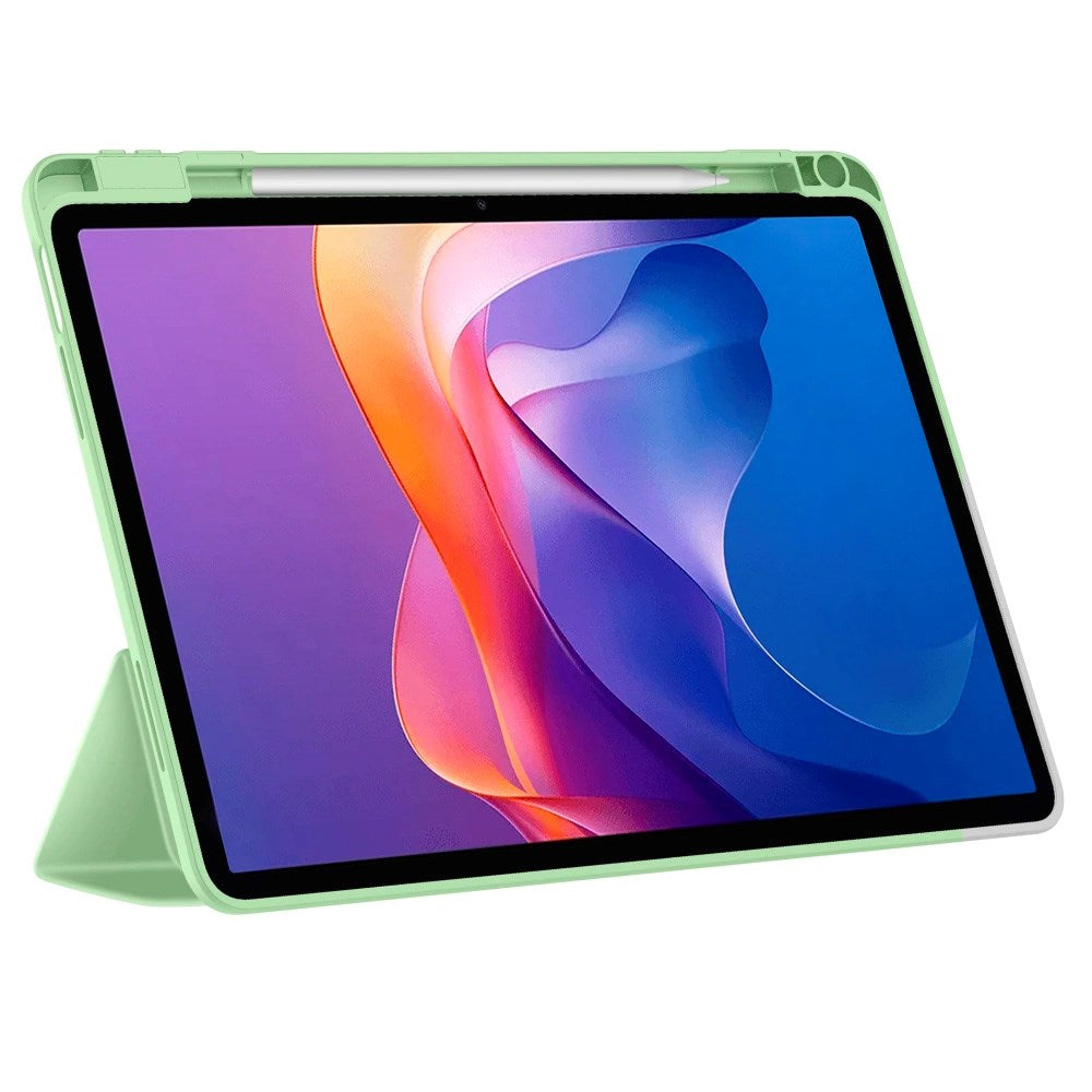 Xiaomi Redmi Pad 2 Tech-Protect SmartCase Flip Deksel m. Penn Holder - Grønn