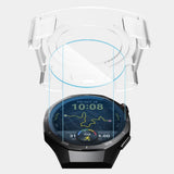 Huawei Watch GT 5 Pro (46mm) Tech-Protect Easy Set+ Skjermbeskyttelsessett med Monteringsramme - 2 stk. - Gjennomsiktig