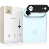 iPhone Air Tech-Protect CamAlloy Fit+ Kameralinsebeskyttelsesdeksel - Svart
