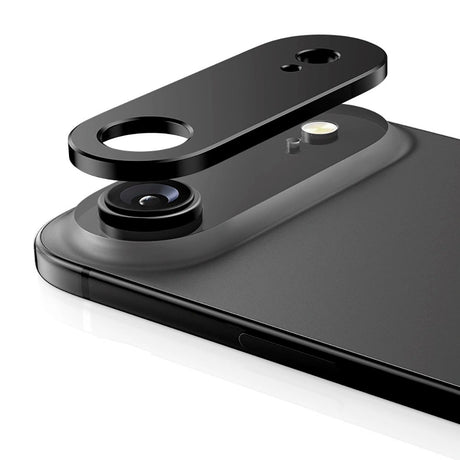 iPhone Air Tech-Protect CamAlloy Fit+ Kameralinsebeskyttelsesdeksel - Svart