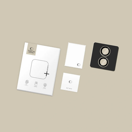 iPhone 17 Tech-Protect Camring Fit+ Kameralinsebeskyttelse - Svart