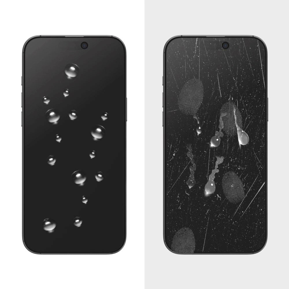 iPhone 17 Pro Max / 16 Pro Max Tech-Protect Glass Spy+ Skjermbeskyttelsesglass - Privacy Funksjon - 2 stk - Gjennomsiktig