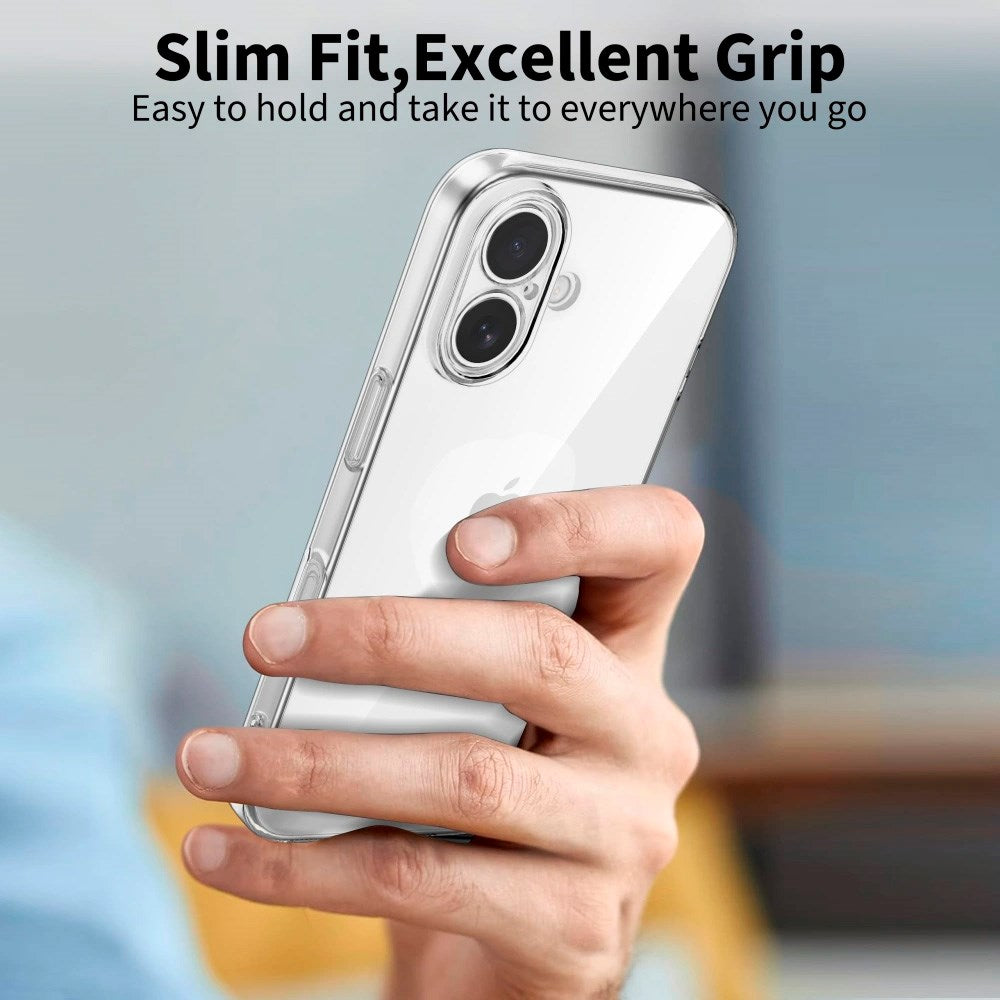 iPhone 17 Tech-Protect Flexair Fleksibelt Plast Deksel - Gjennomsiktig