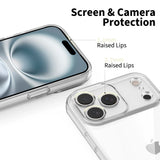 iPhone 17 Pro Max Tech-Protect Flexair Fleksibelt Plast Deksel - Gjennomsiktig