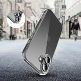 iPhone 17 Tech-Protect Flexair Hybrid Deksel - Gjennomsiktig