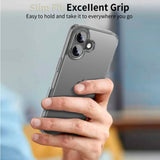 iPhone 17 Tech-Protect Flexair Hybrid Deksel - Gjennomsiktig