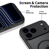 iPhone 17 Pro Max Tech-Protect BasicMag Hybrid Deksel - MagSafe Kompatibel - Matt Svart