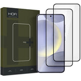 Samsung Galaxy S25 Hofi Glass Pro+ Skjermbeskytter - Case Friendly - 2-Pak - Svart Kant