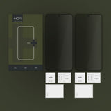Samsung Galaxy S25 Hofi Glass Pro+ Skjermbeskyttelse med Privacy - Case Friendly - 2-Pak - Svart Kant