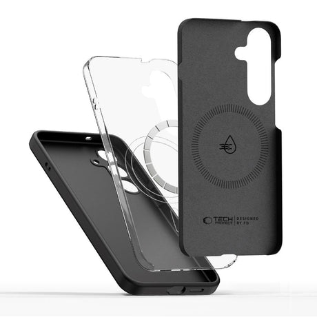 Samsung Galaxy S25+ (Plus) Tech-Protect Silikon Deksel - MagSafe Kompatibel - Svart