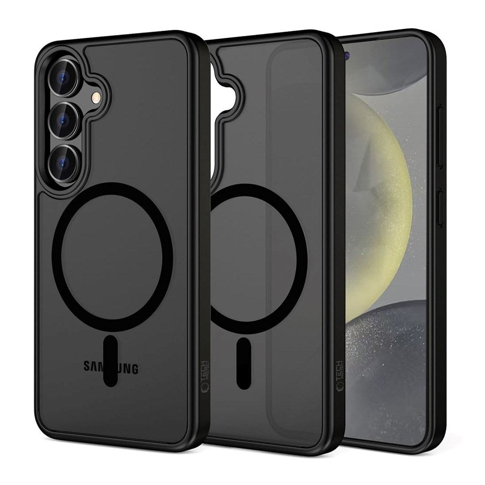 Samsung Galaxy S25+ (Plus) Tech-Protect Magmat Deksel - MagSafe Kompatibel - Matt Svart