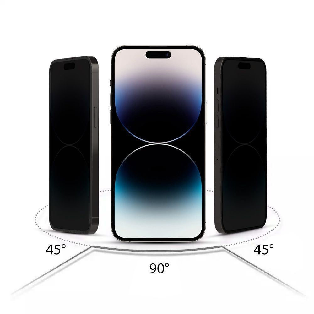 Samsung Galaxy S25 Ultra Hofi Glass Pro+ Skjermbeskyttelse med Privacy - Case Friendly - 2-Pak - Svart Kant
