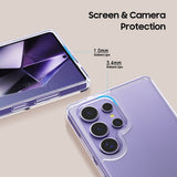 Samsung Galaxy S25 Ultra Tech-Protect Flexair Hybrid Deksel - Gjennomsiktig