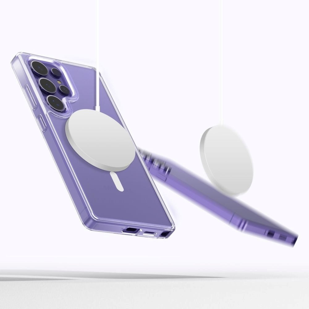 Samsung Galaxy S25 Ultra Tech-Protect Flexair Hybrid Deksel - MagSafe Kompatibel - Gjennomsiktig