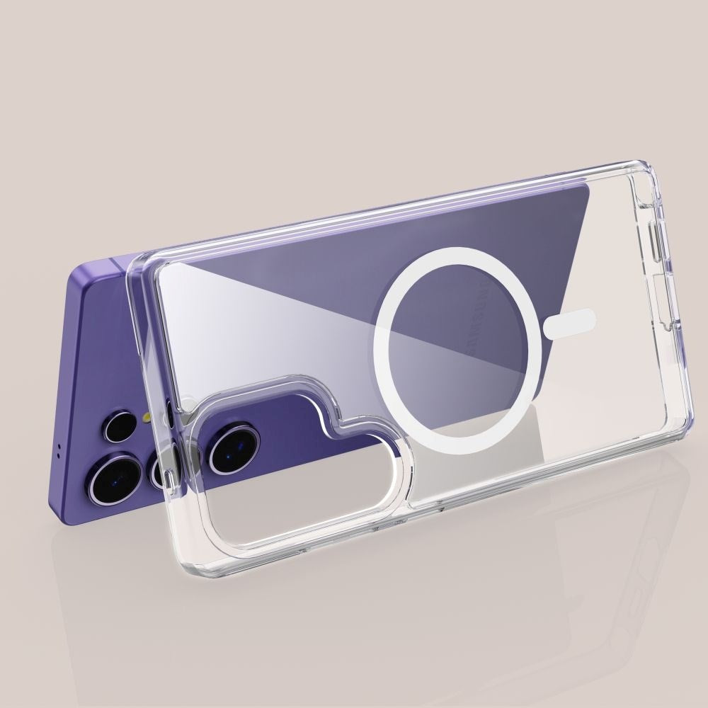 Samsung Galaxy S25 Ultra Tech-Protect Flexair Hybrid Deksel - MagSafe Kompatibel - Gjennomsiktig