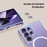 Samsung Galaxy S25 Ultra Tech-Protect Flexair Hybrid Deksel - MagSafe Kompatibel - Gjennomsiktig