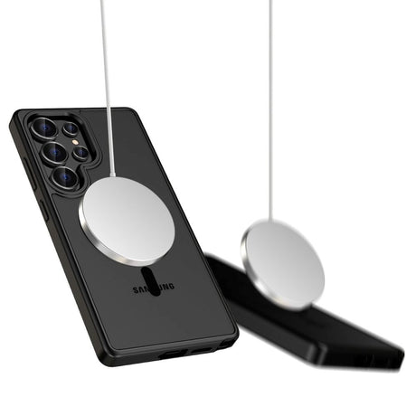 Samsung Galaxy S25 Ultra Tech-Protect Magmat Deksel - MagSafe Kompatibel - Matt Svart