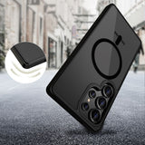 Samsung Galaxy S25 Ultra Tech-Protect Magmat Deksel - MagSafe Kompatibel - Matt Svart